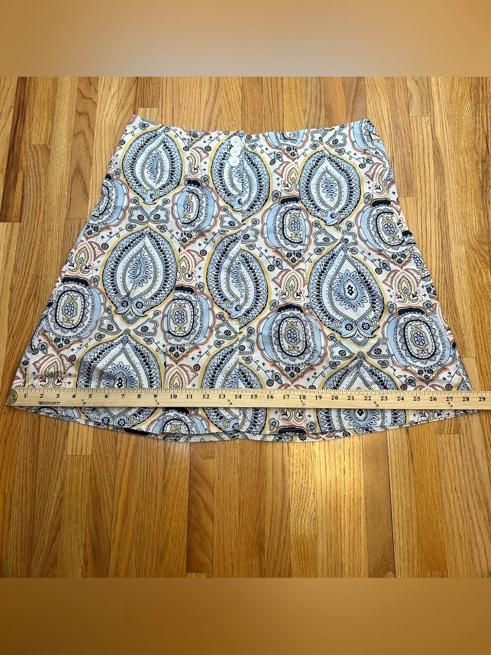 Ann Taylor Loft Paisley Mini Skirt